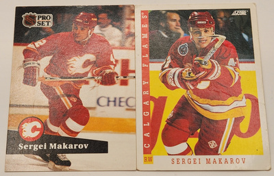 Sergei Makarov jääkiekkokortit 2in1