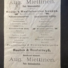 Mainoskuori Aug. Miettinen Pori 3.6.1897 -> Helsinki Stamp - pikkukuva 2