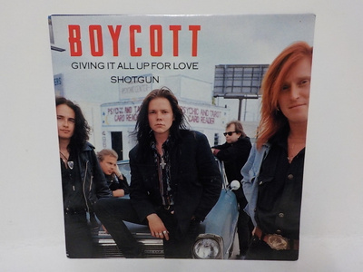 BOYCOTT - GIVING IT ALL UP FOR LOVE / SHOTGUN EX+/EX- 7"