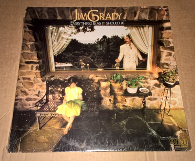 JIM GRADY EVERYTHING IS AS IT SHOULD BE LP APL1-11 12  1975