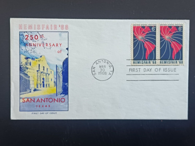 USA FDC 1968