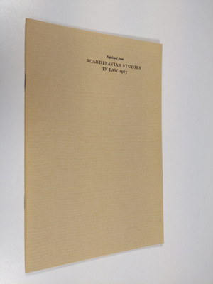 Curt Olsson : General clauses for the protection of minor...