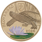 5 euroa Slovakia 2026 – Eurooppalainen lampikilpikonna - pikkukuva 2