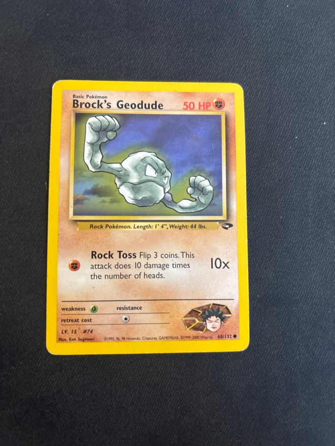 Brock’s Geodude 68/132 Gym Challenge