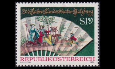 Itävalta 1498 ** Salzburgin teatteri 200v (1975)