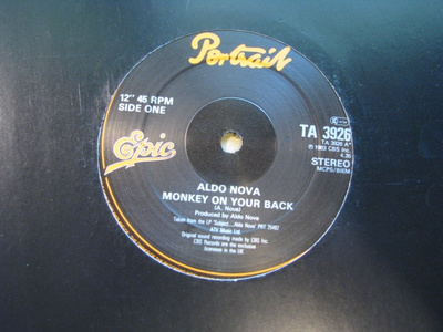 ALDO NOVA - Monkey On Your Back ( Maxi-single )