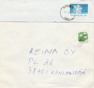 Postileima, NASTOLA, 2 erilaista leimaa