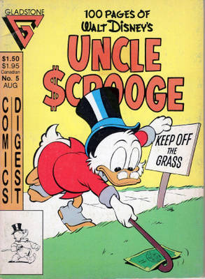 Gladstone Comics Digest: Uncle Scrooge No.5 1987