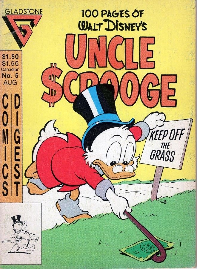 Gladstone Comics Digest: Uncle Scrooge No.5 1987