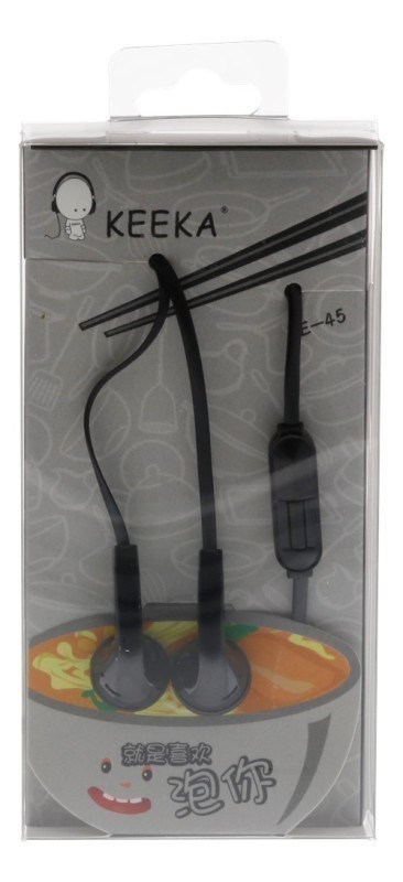 KEEKA In-Ear Headset, 3.5mm, 1.2m, eri värisiä *UUSI*