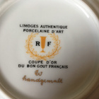 TAIDELAUTANEN käsinmaalattu Ø 13cm, Limoges, Ranska - pikkukuva 5