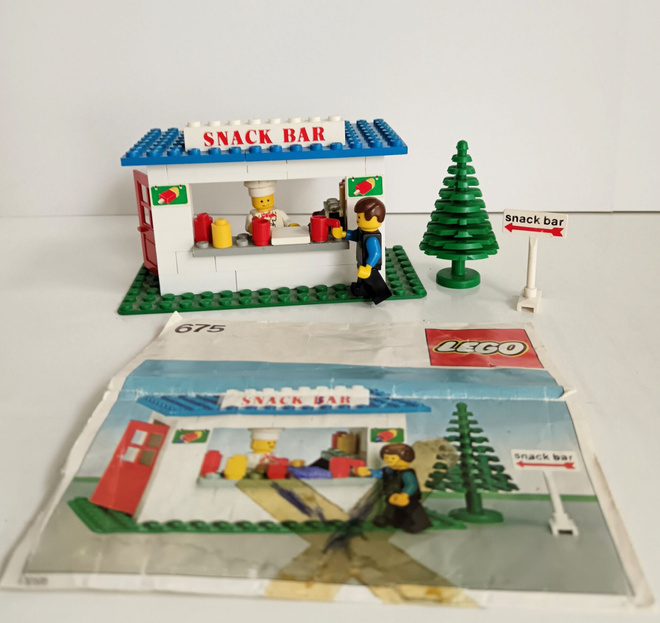 Lego town 675 Snack bar vuodelta 1979