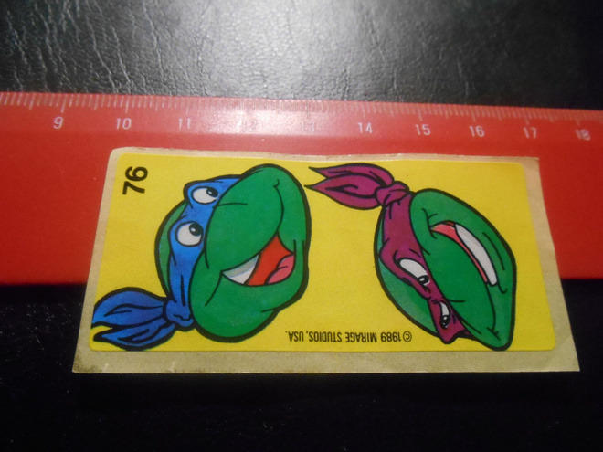 K16 Dunkin Turtles purkkatarra  # 76