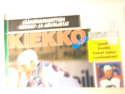 Kiekkolehti Nro 27/1996 (24.12)