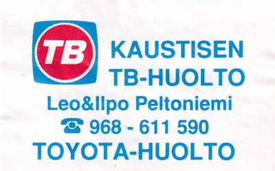 KAUSTINEN, LEO & ILPO PELTONIEMI , TB    s14/3