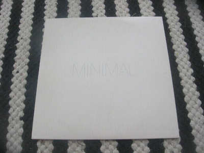 Pet Shop Boys - Minimal (promo cds)