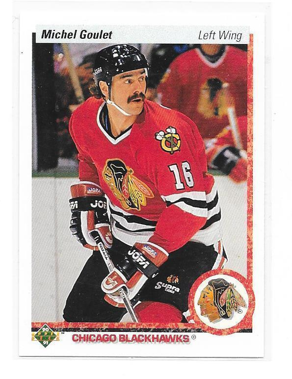 1990-91 Upper Deck #133 Michel Goulet Chicago Blackhawks