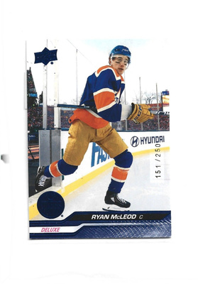 RYAN MCLEOD - OILERS - DELUXE # 557 num 151/250