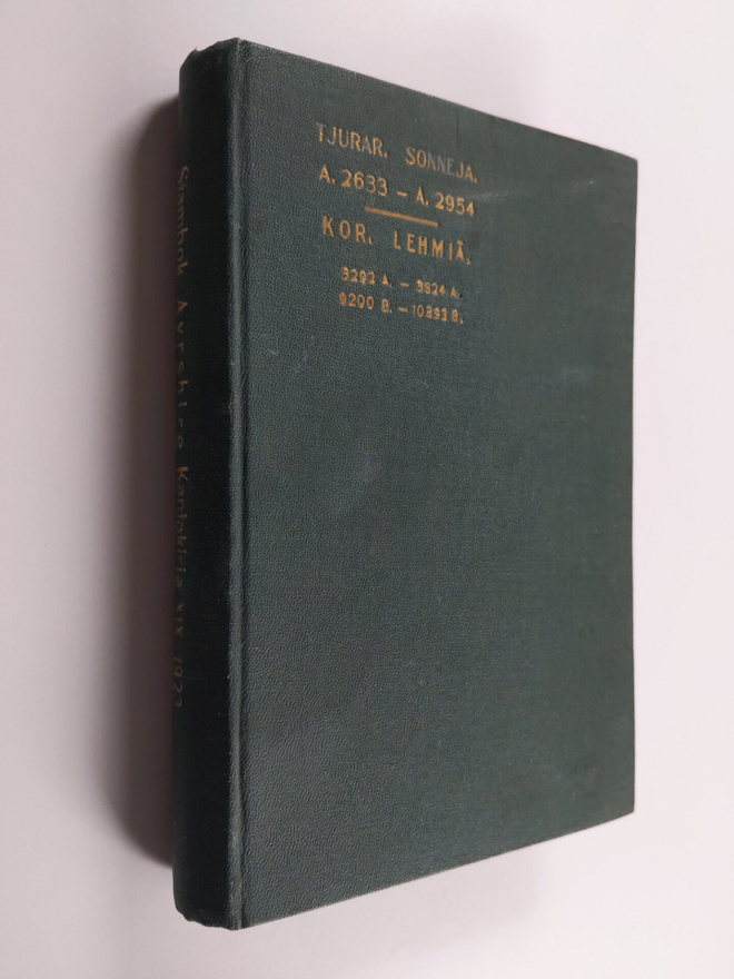 Stambok : Över nötkreatur av ayrshireras i Finland 1923 =...