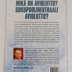 Juha Ahvio : Sukupuolineutraali avioliitto - miksi ei? : ... - pikkukuva 2