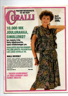 POSTIMYYNTIKUVASTO CORALLI n.o 10 1988 Talvi. Katso kuvat.