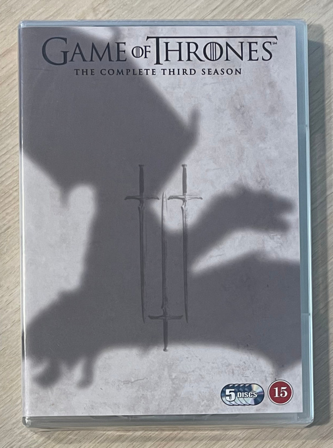 Game of Thrones: Kausi 3 (5DVD) uusi ja muoveissa