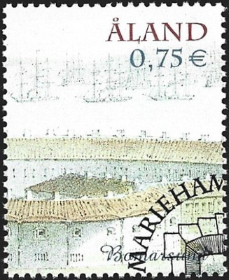 Åland 2004 ÅV 14 Bomarsund 150 v 0,65 €  EP leima LaPe 236