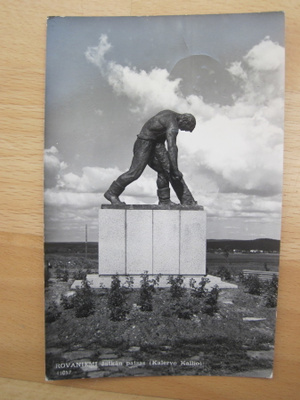 VANHA Postikortti Lappi Rovaniemi 1960