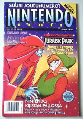 Nintendo lehti+ Power Payer liite 11-12 1993