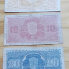 Sota-ajan setelit 5, 10, 20 markkaa 1945 Suomen pankki - pikkukuva 2