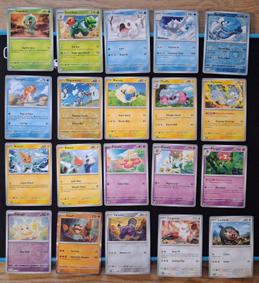 Pokemon kortit 20kpl (#163 Scarlet & Violet base set)