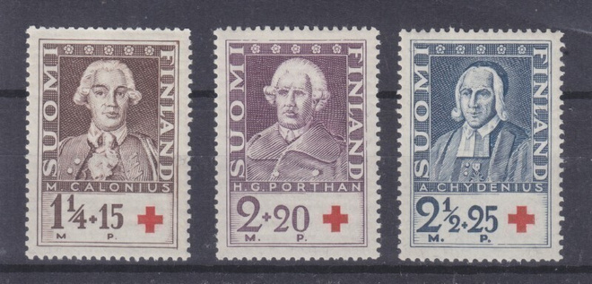 1935 PR sarja pienet liimakkeen jäljet.