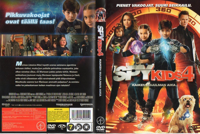 Spy Kids 4 Kaiken Maailman Aika	(17 884)	k	-FI-	DVD	suomik.