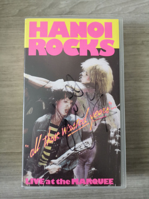 Hanoi Rocks VHS Monroen nimmarilla