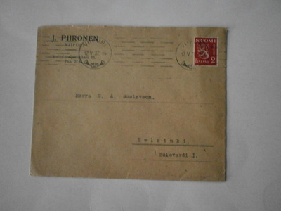 Viipuri, J. Piironen 12.5.1937
