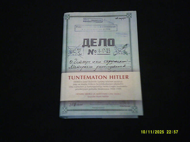 H.Eberle & M.Uhl: Tuntematon Hitler; p. 2006