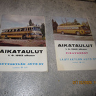 Lauttakylän Auto Oy aikataulut 1962 ja 1963 - pikkukuva 1
