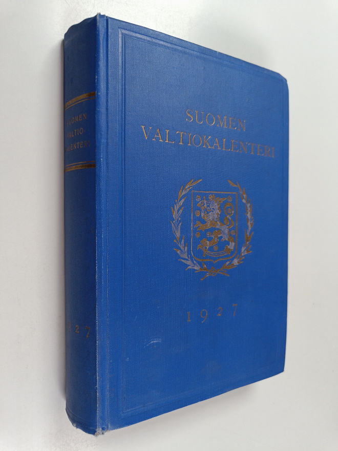 Suomen valtiokalenteri Vuodelle 1927
