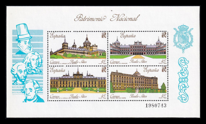 Espanja 2922-5BL35 ** Kulttuuriperintö (1989)