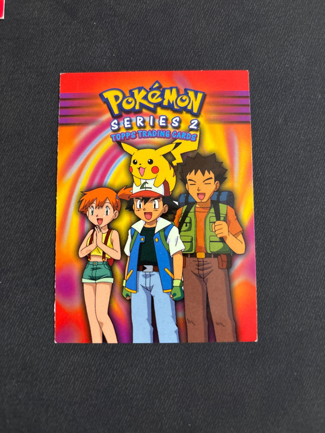 Pokemon Series 2 Checklist Topps Trading Cards