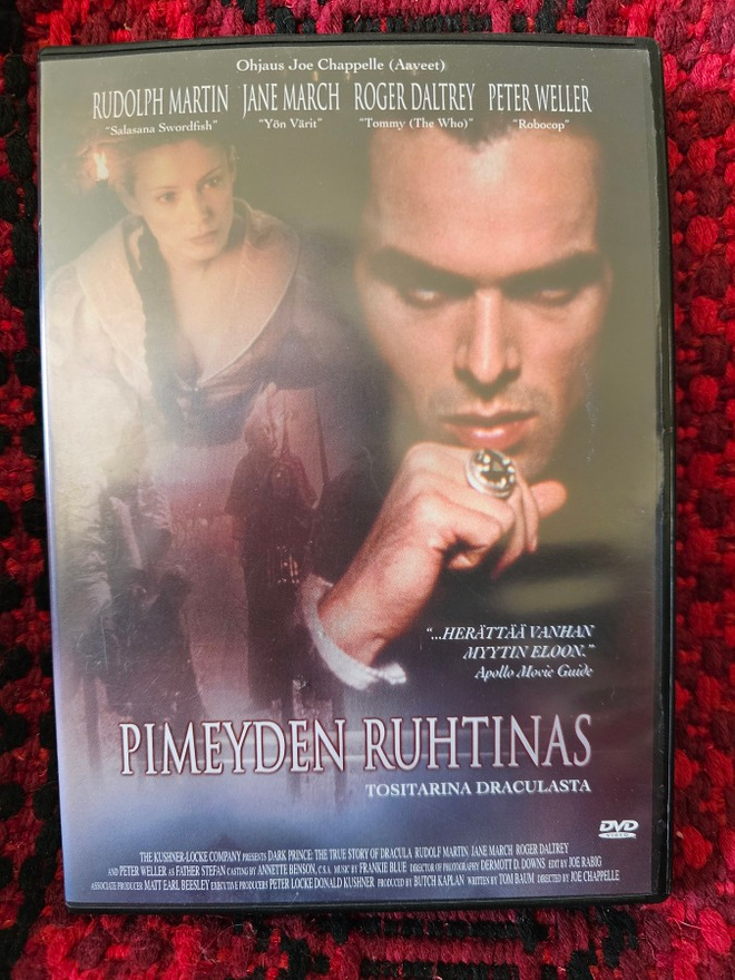 Pimeyden ruhtinas - tositarina Draculasta (DVD)