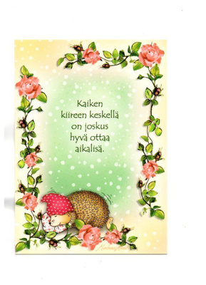 °~KAIKEN KIIREEN KESKELLÄ...~° - KORTTI / Marleena Ansio