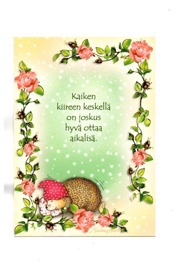 °~KAIKEN KIIREEN KESKELLÄ...~° - KORTTI / Marleena Ansio