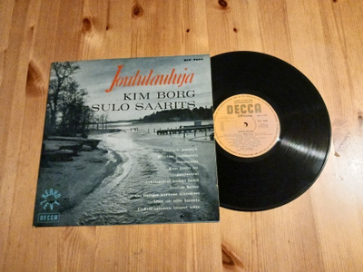 Kim Borg, Sulo Saarits – Joululauluja 10" lp orig 1961