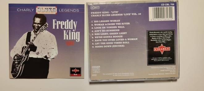 Freddie King  - Live  Charly Blues Legends cd