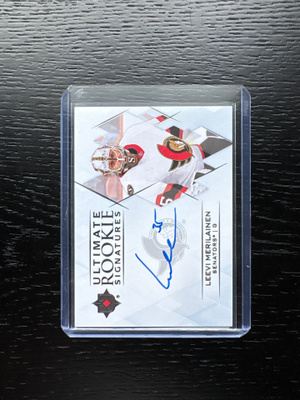 2023-24 Ultimate Rookie Signatures #URSLM Leevi Merilainen