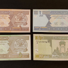 Afganistan 1, 2, 5, 10 Afghanis 2002-22, P64-P67, UNC - pikkukuva 1
