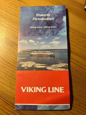 Viking Line etukortti / lahjakortti (voimassa 28.6.2026)