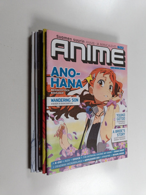 Anime-lehti vuosikerta 2011 (7 lehteä, puuttuu n:o 4)