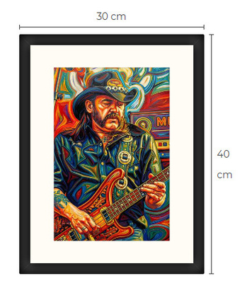 Uusi Lemmy Motörhead art print 30 cm x 40 cm